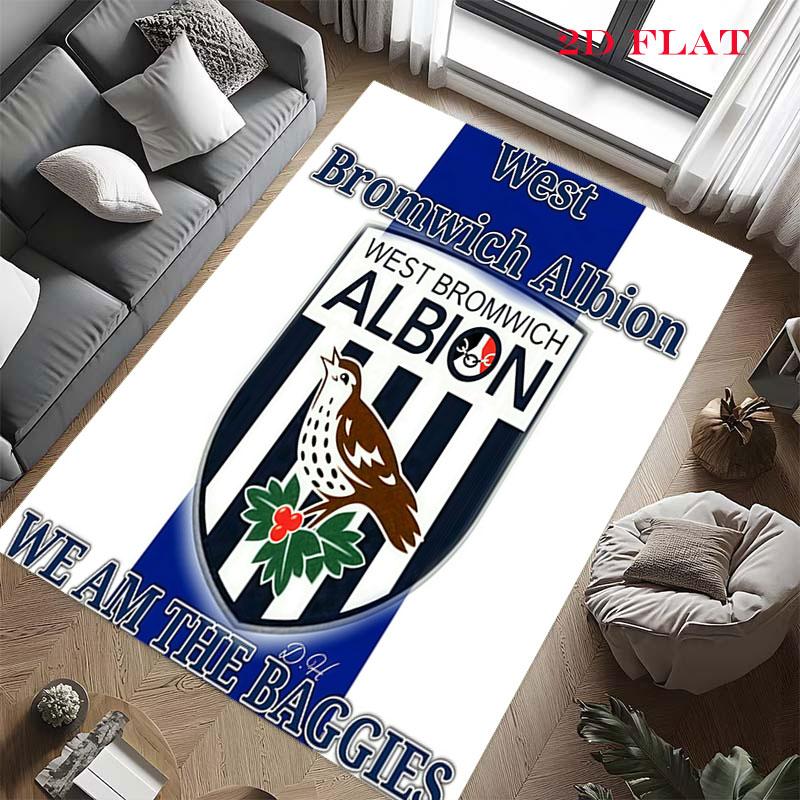 West Brom Poster Carpet Rug for Living Room Bedroom Home Sofa Decoration,Kids Play Nonslip Floor Mat