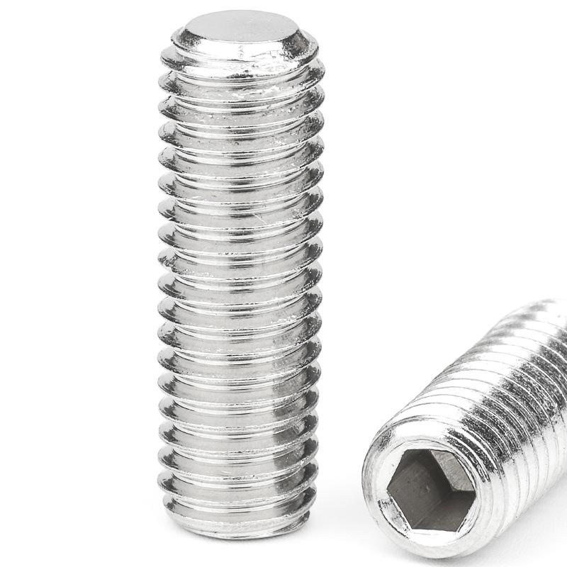 304 Stainless Steel Hexagonal Headless Set Screw - M3 M4 M5 M6.