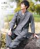 Samue All Season Relaxing Japanese Men's Japanese workwear Set, 100% Cotton, Loungewear, Size M Color Dark Gray
