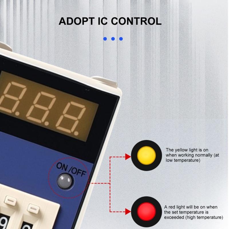 Digital Temperature Control Unit Programmable Thermostat Controller for Industrial Dryers & Injection Molding Systems