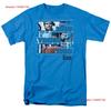 The Six Million Dollar Man Better Stronger Fast T Shirt Mens Licensed Turquoise Vintage Washed Breathable Soft Fashion