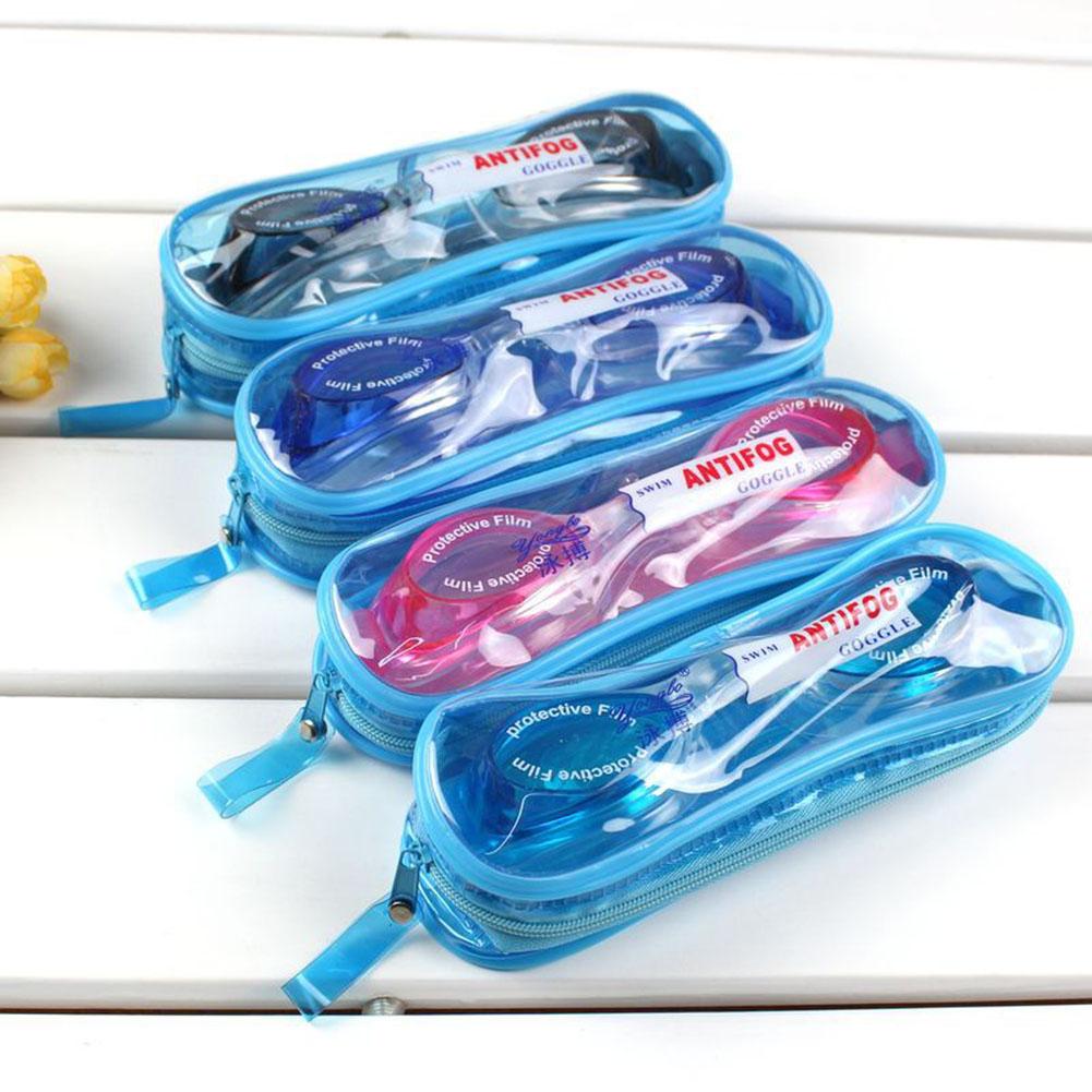 Anti-fog Swimming Glasses Children Waterproof Anti-UV Pool GlassesAnti Slip Swimming Goggles With Storage Bag Beach Accessories