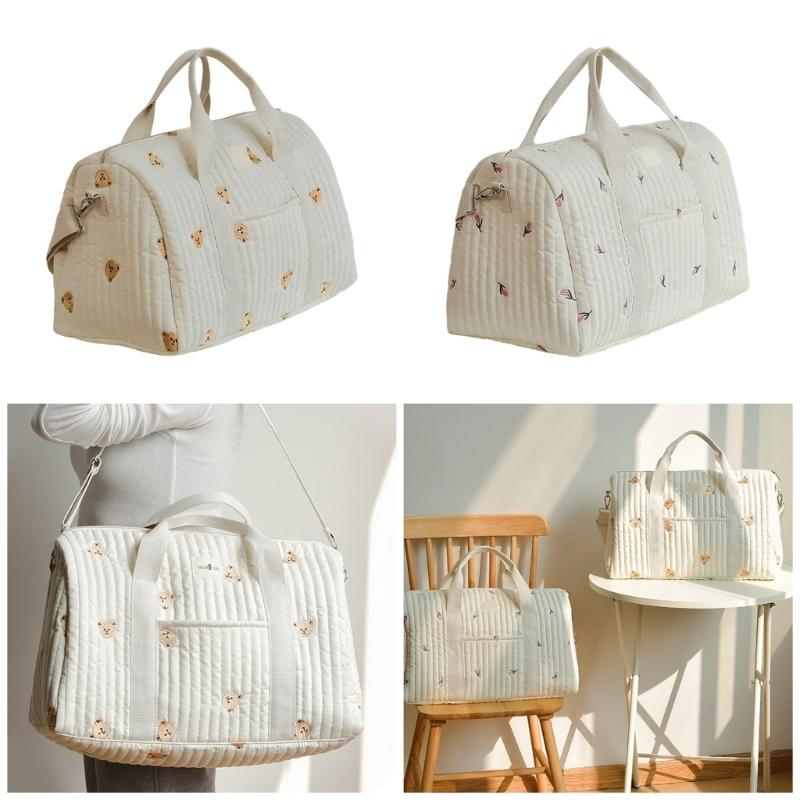 Multifunctional Mummy Bag Diaper Shoulder Bag Large Capacity for Baby Essential Stylish Modern Women Handbag