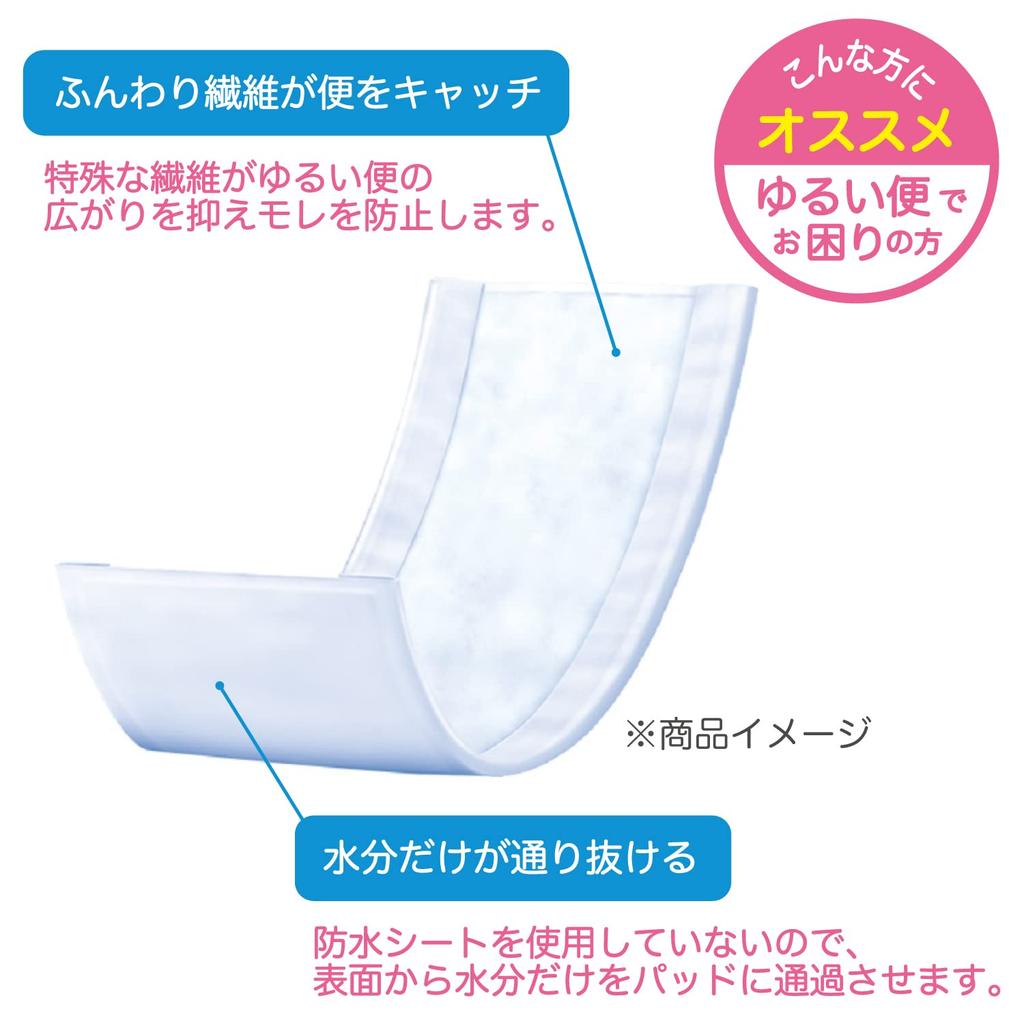 Refre Leak Prevention 36 Sheets Made in Japan For Soft Absorbent with Disposable Simply Place on Pad Sheets, (Unisex / / Caregivers) Leak-Proof,