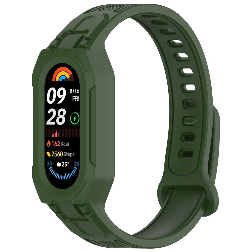 Armband+Hülle für Xiaomi Mi Band 10 9 8 NFC miband Uhrenzubehör Sport Silikonarmband Handgelenkgurt pulseira correa Mi band 10