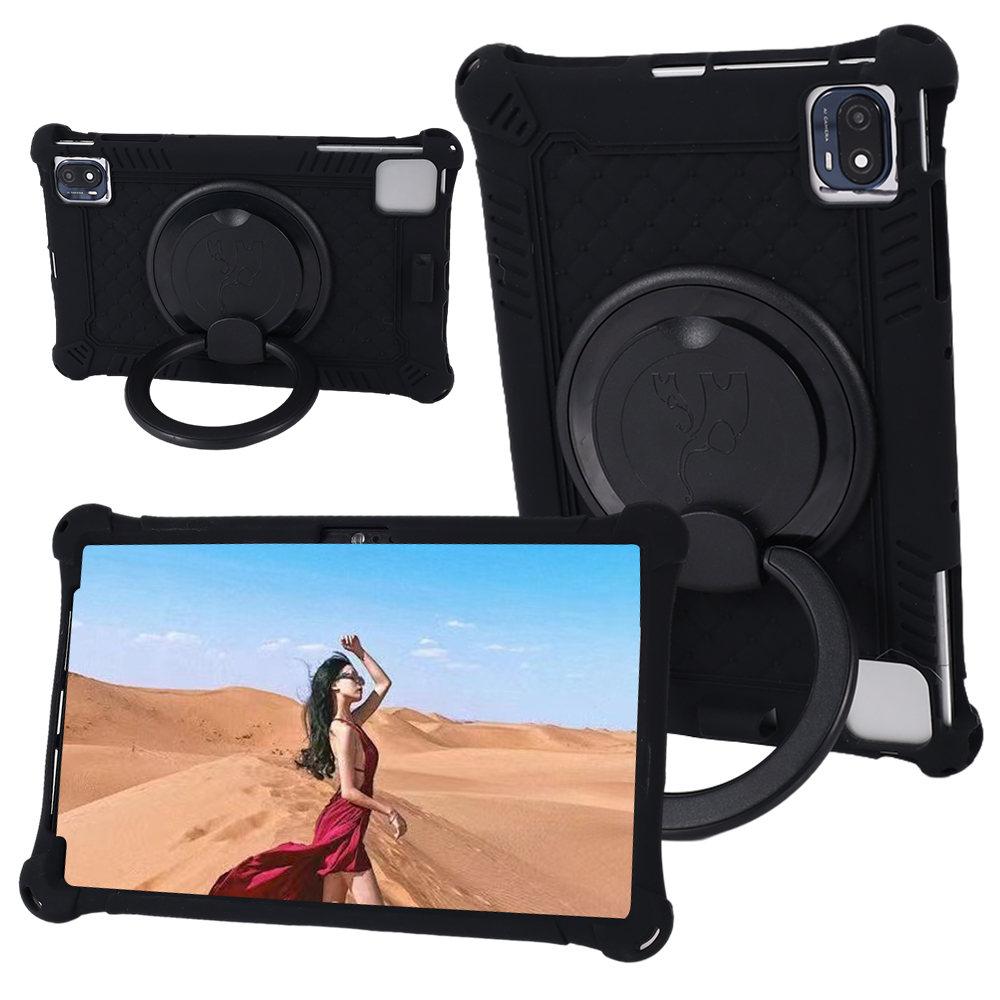 360 Rotating Soft Silicone Kids Safe Case For OPPO Pad Air 10.36inch Handle Kickstand Protective Tablet Cover