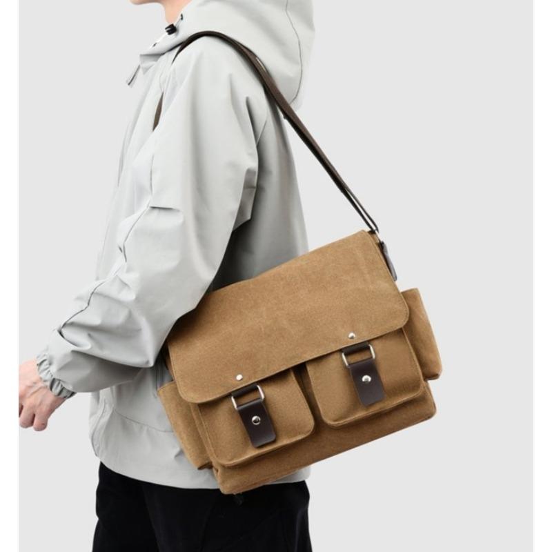 Bolsos cruzados de marca para hombre, bolsos de hombro de lona para hombre, bolsos de mensajero para niño, bolsos de hombre para viaje, bolso grande informal gris
