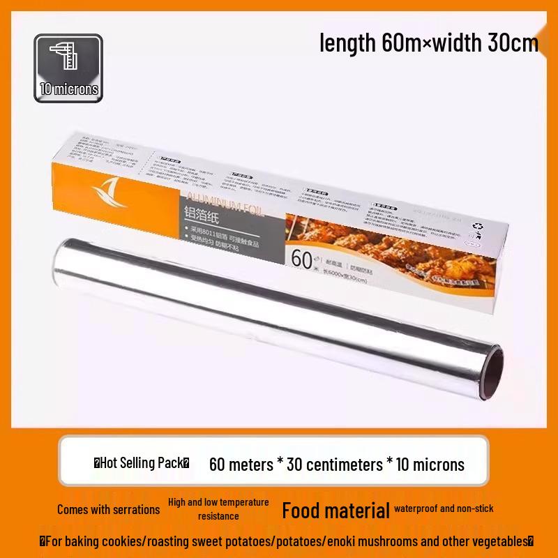 Food-Grade Silicone Baking Paper & Aluminum Foil for Oven, Grill, and Air Fryer