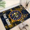 Custom Name Rug Detroit Team Spirit Area Rug Suitable for Indoor And Outdoor,Carpets for Homes, Offices,Living Rooms,Home Decor,Christmas Gift