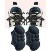2Pcs Heel Protectors Liner Grip Thick Protector Grips Black