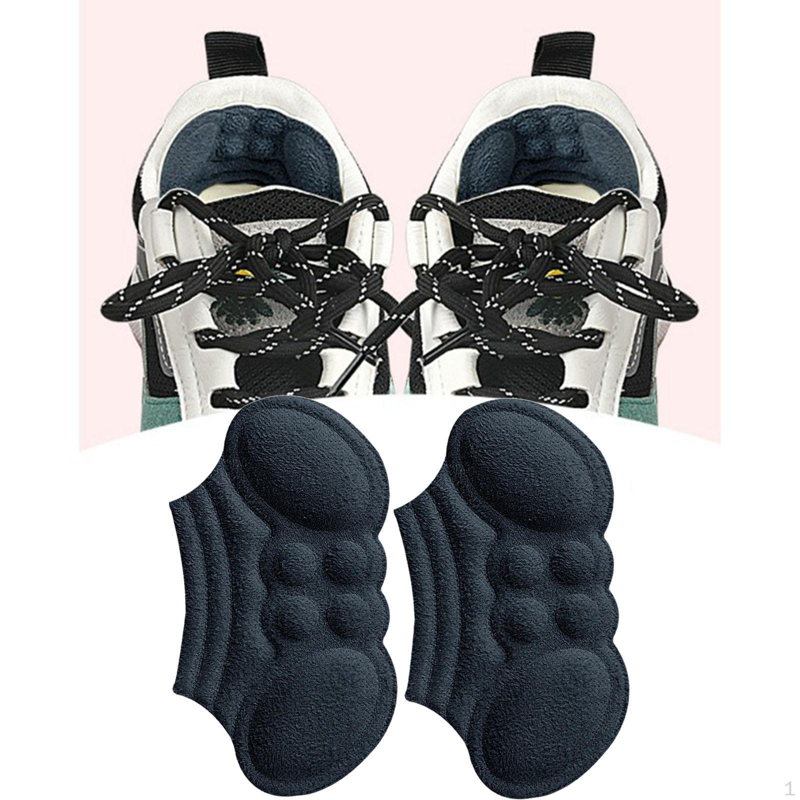 

2 Protectors Pads for Men And Women Big Shoes Navy Blue 9.7x5.3x0.7cm