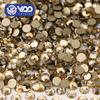 VDD 058 Sombra Dourada Strass de Vidro de Alta Qualidade Cristal Dourado Fundo Dourado Flatback Pedras Strass Nail Art Artesanato DIY Decorações