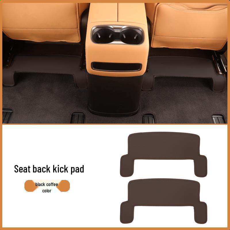 

BYD D9 Kick Mats: Thick Leather Seat & Door Protection with B Pillar Decorative Stickers