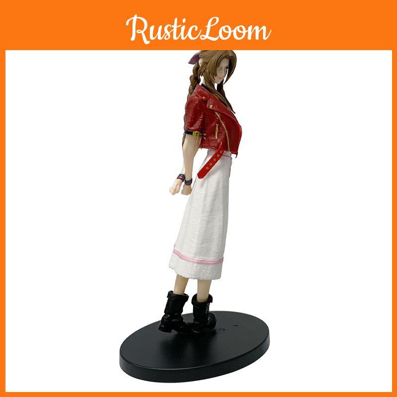 Figurine Final Fantasy Aerith Gainsborough en PVC avec présentoir de collection pour les fans de jeux vidéo