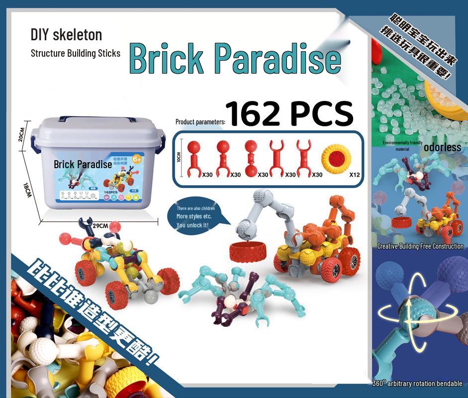 Multifunctional Children's Creative Building Blocks Toy Set