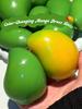 Handmade Crispy Mango Stress Ball Squeeze Toy, Color-Changing Mango Squishy Fidget Ball, ASMR Sensory Stress Relief Toy Gift