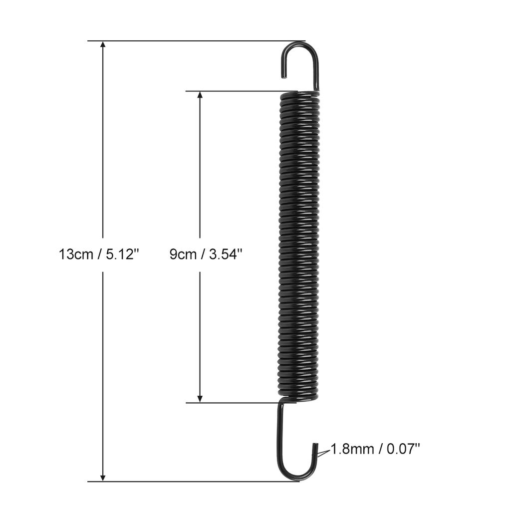 Motoforti 2pcs 10pcs Motorcycle Main Bracket Kickstand Spring for GY6-125 Return Spring Replacement 8.5cm 13cm Length