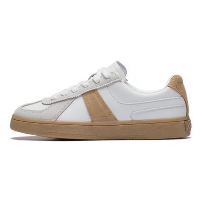 Li Ning Cloud River Klasické ležérní tréninkové boty Nízké skate boty Pánské tenisky Bílé Hnědé AGCS289-4