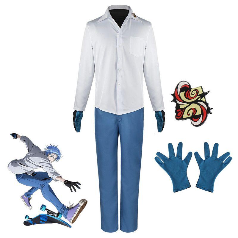 Sk8 the Infinity Skateboard Cosplay School Uniform Langa Hasegawa Anime Costume
