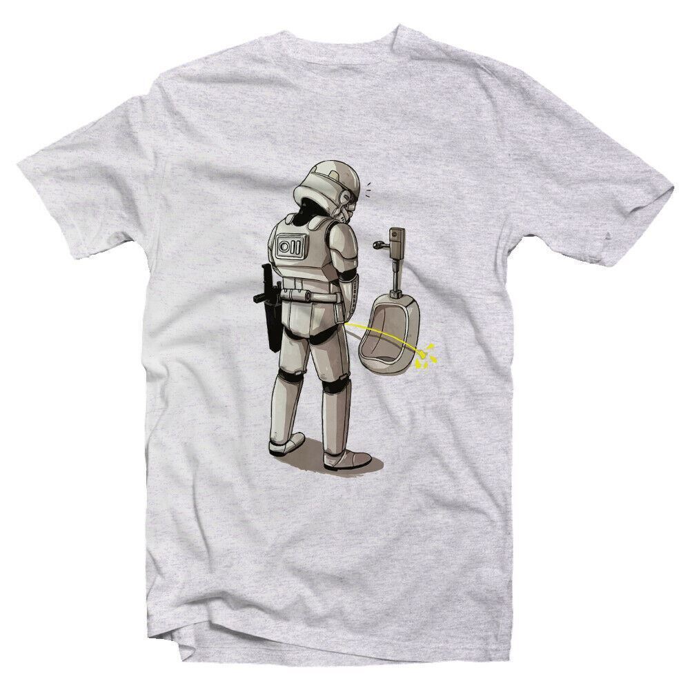 Stormtrooper Tshirt Peeing Unisex Kids Star Space Sci Fi Funny Humour