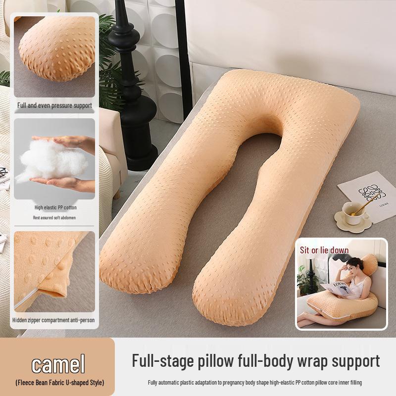 Pregnancy Support Pillow: G, U & L Shapes for Side Sleeping & Back Support