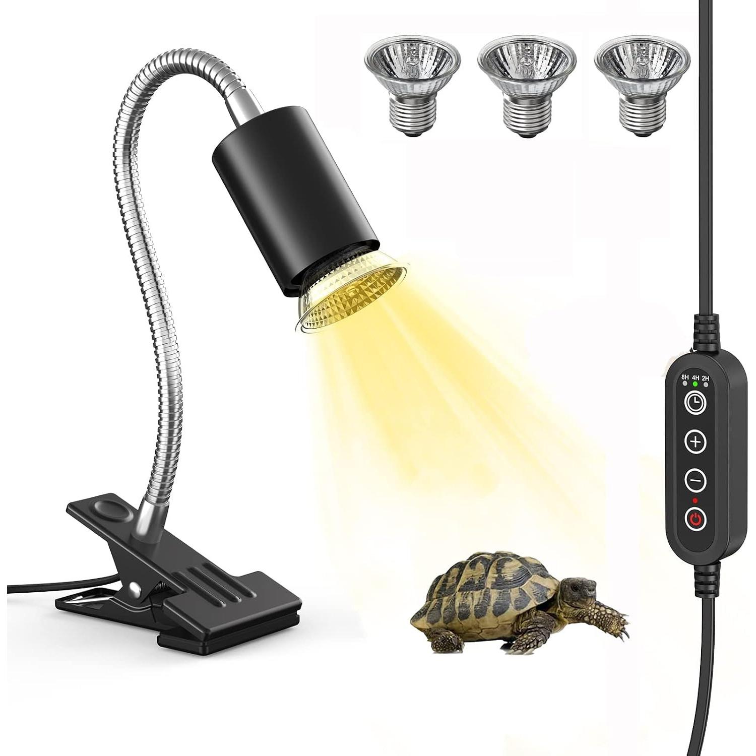 Rāpuļu siltuma lampa, UVA UVB bruņurupuču