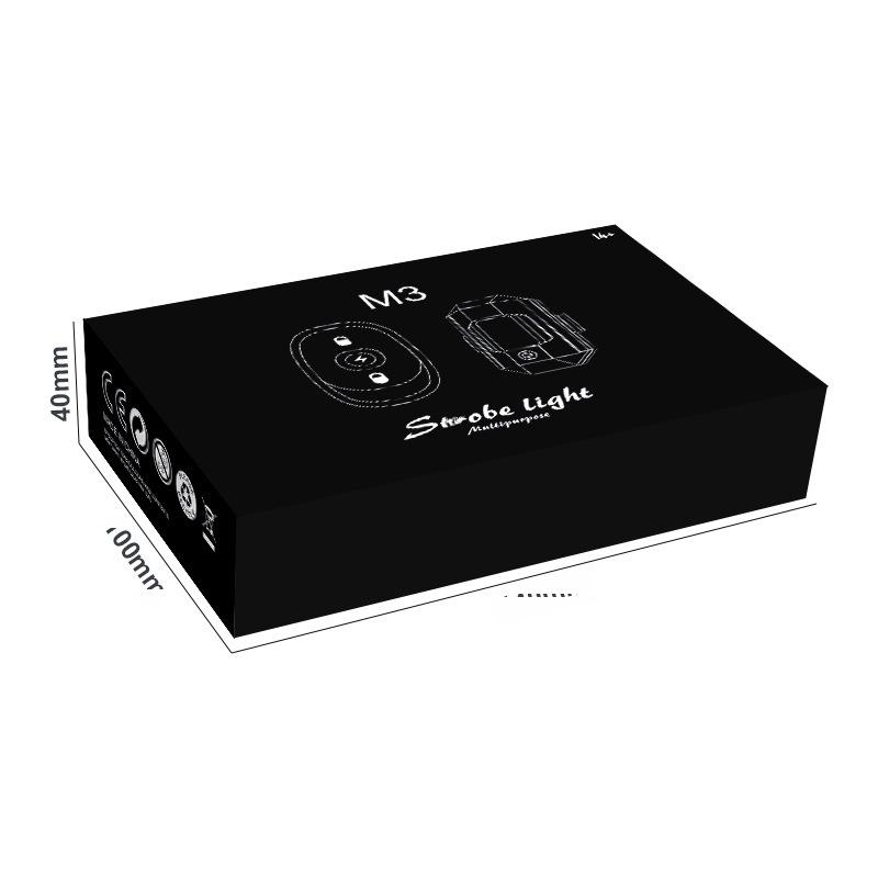 Lampă spate cu telecomandă LED pentru motociclete: Decorativ, intermitent, în stil avion cu caracteristică de avertizare.