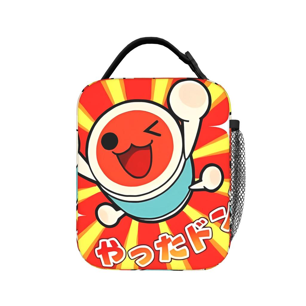 Taiko no Tatsujin Lunch Bag Office Portable Thermal Lunch Bags For Women  Oxford Graphic Design Cooler Bag
