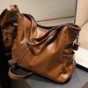 Retro Women's PU Leather Handbag Large Capacity Shoulder Bags Ladies Soft Leather Crossbody Bags for Daily Commute Work Shopping and Weekend Outings