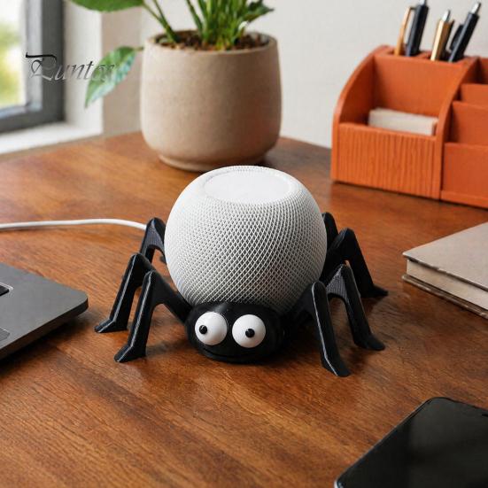 Unique Home Accents Spider Shape Table Stand Holder Compatible with Alexa Echo Dot 4/5 & Living Room Display Piece HomePod Mini, Decorative