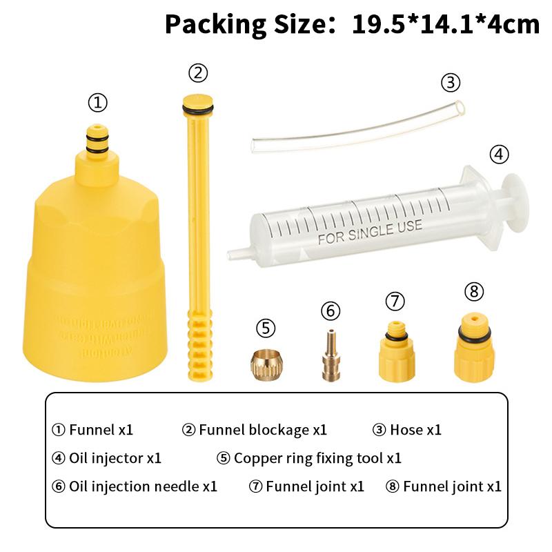 Bicycle Brake Oil Injection Tool Highway Vehicle Disc Brake Oil Change Oil Injection Maintenance And Repair Tool