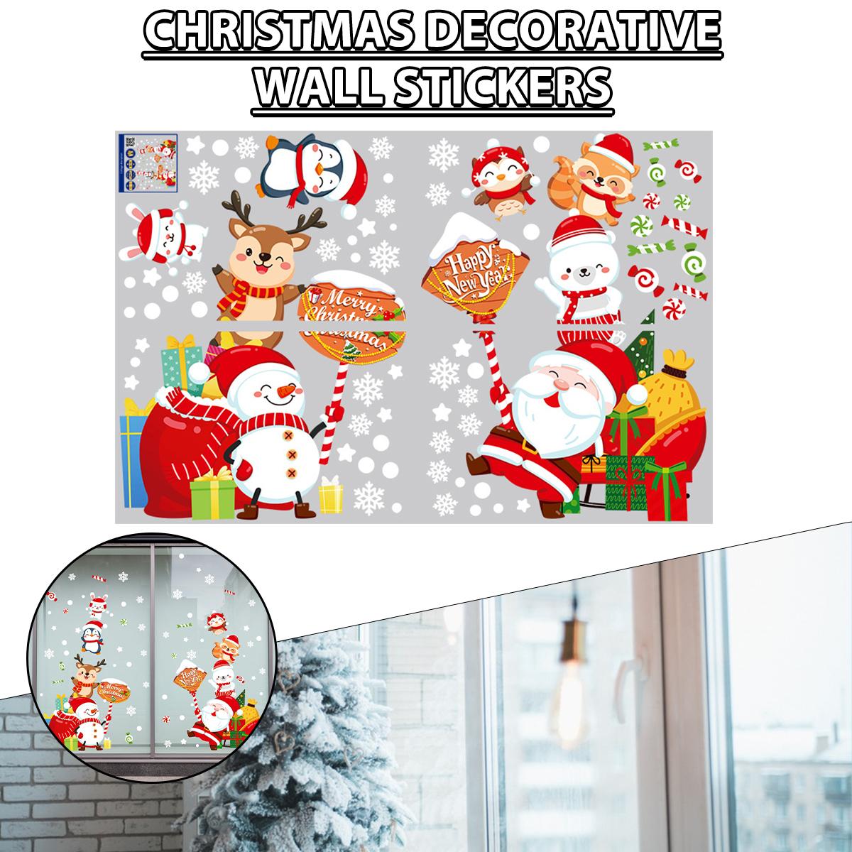 

PDTO Merry Christmas Наклейки на стены Наклейки DY Съемные наклейки на окна Наклейки