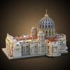 Gobricks MOC Saint Peter's Basilica Bricks Model Renaissance Vatican City St. Peter's Basilica Building Blocks Christendom Toys