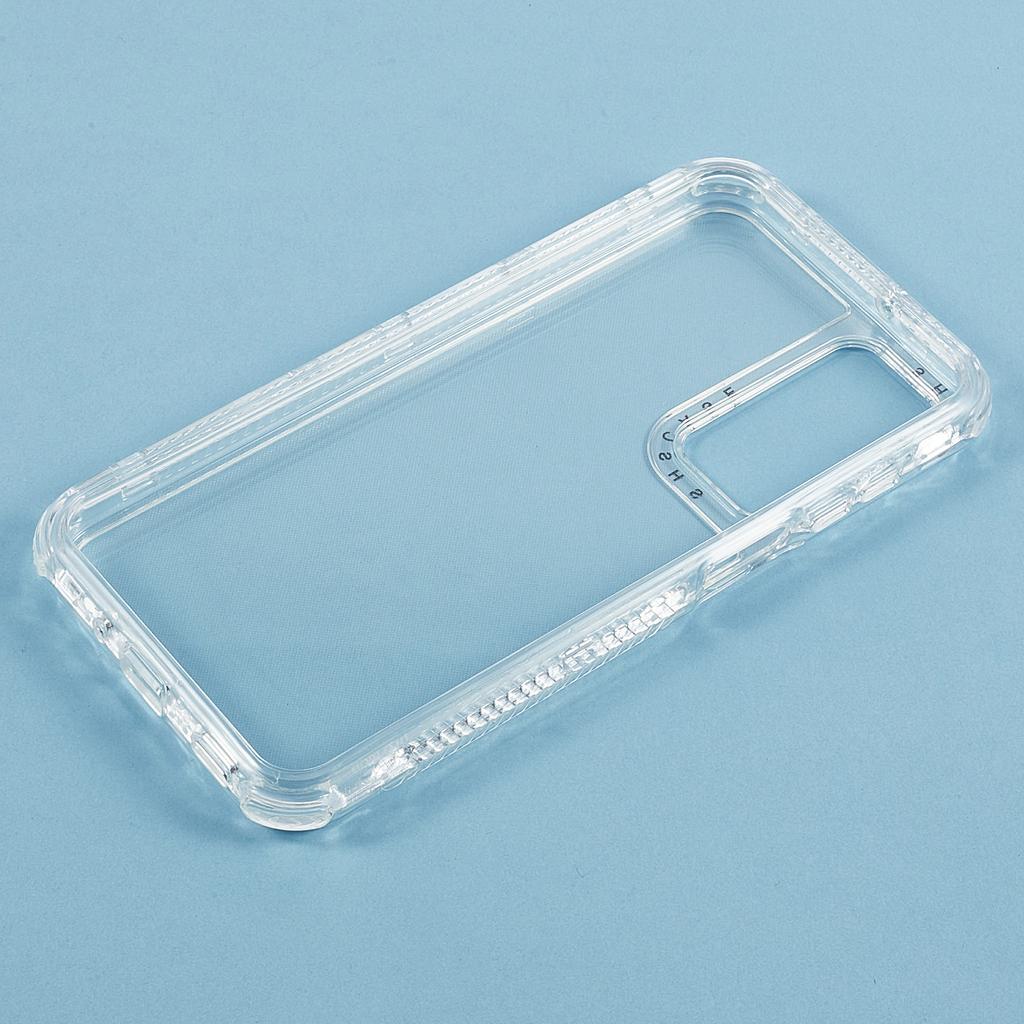 For Samsung Galaxy S25+ Crystal Clear Case 3 in 1 Shockproof PC+TPU Phone Cover