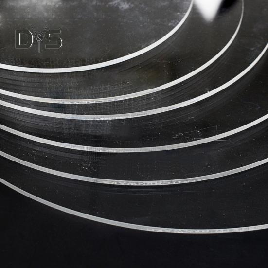 2 adet akrilik kek tabakları yapışkan olmayan dayanıklı çok yönlü şeffaf yuvarlak Buttercream kek diskleri kek servisi için