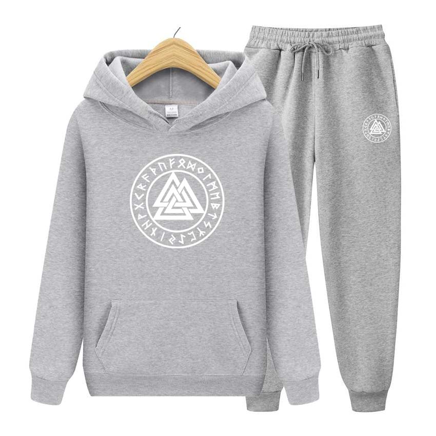 Men's and Women's Spring Fleece Sportswear Two Piece Set Printing Men Womens Hoodies Tracksuits Jogger Pants Thick Warm Clothes