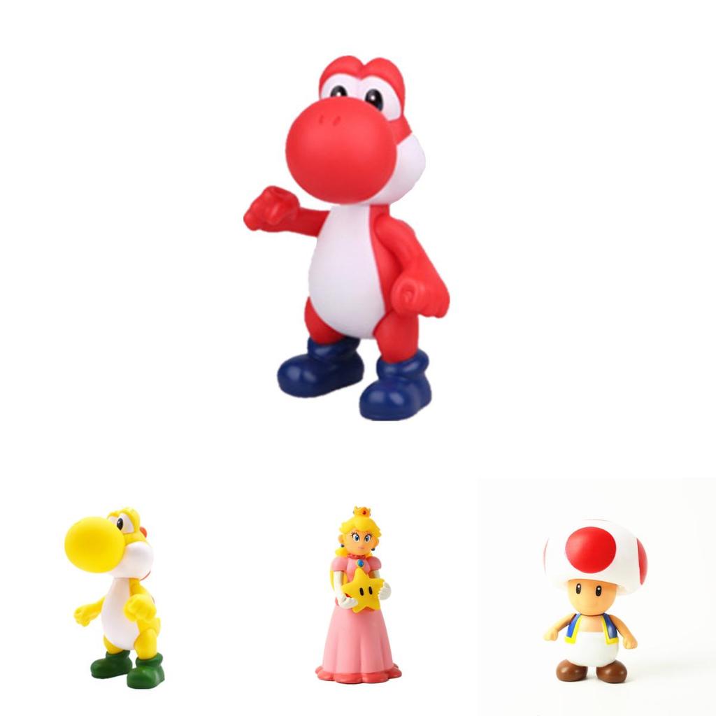 Super Mario Actionfigur Modell Pvc Material Sammlerstück Spielzeug für Auto und Schreibtisch