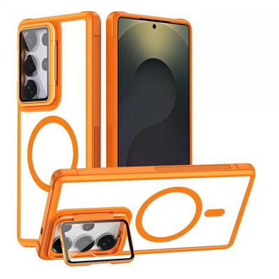 For Magsafe Magnetic Phone Case for Samsung Galaxy S26 S25 Ultra S24 Plus S25 FE S20 S21 S23 S24 Camera Protector Holder Cover