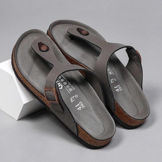 

Летние мужские сандалии высокого качества для мужчин и женщин, сандалии для отдыха на пляже, прочные нескользящие роскошные шлепанцы 46