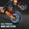 Z36 eScooters 5600W Dual Motor 60V28AH With Turn Signal Electric Scooter Hydraulic Brake 11'' Off-road Tubeless Tire E-Scooter