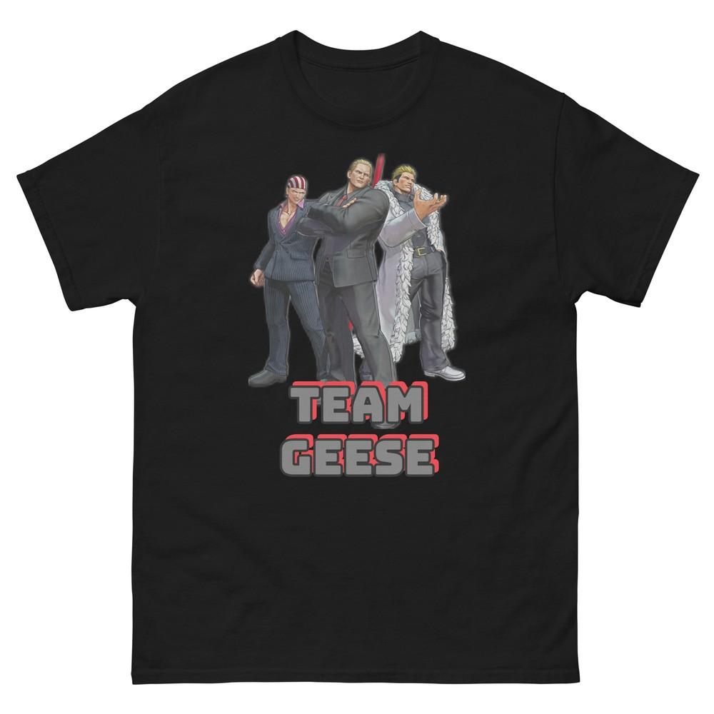 

Футболка King of Fighters Team Geese, Унисекс футболка для геймеров Geese Howard Fatal Fury XL