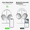 MaGrnce Airpods Max Headphone Sleep Mode Aluminum Headphone Holder with Base Protective Leather Pad for Headphone Stand, Non-Slip & Home/Game