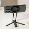 Multi Angle Magnetic Tripod Phone Stand Durable Alloy Foldable Portable Bracket for Travel Outdoor Shooting Daily Entertainment