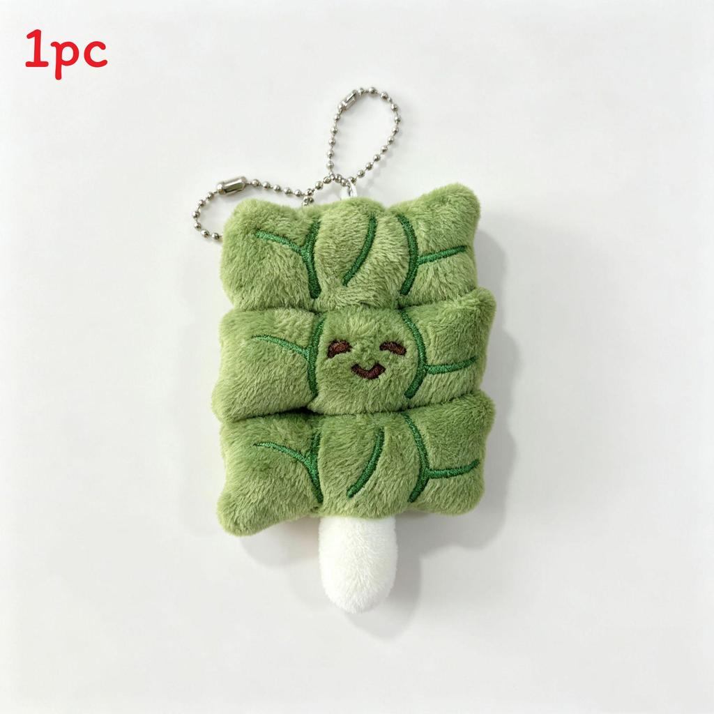 Kawaii Foodshaped Plush Pendant With Pp Cotton For Backpack And Keys