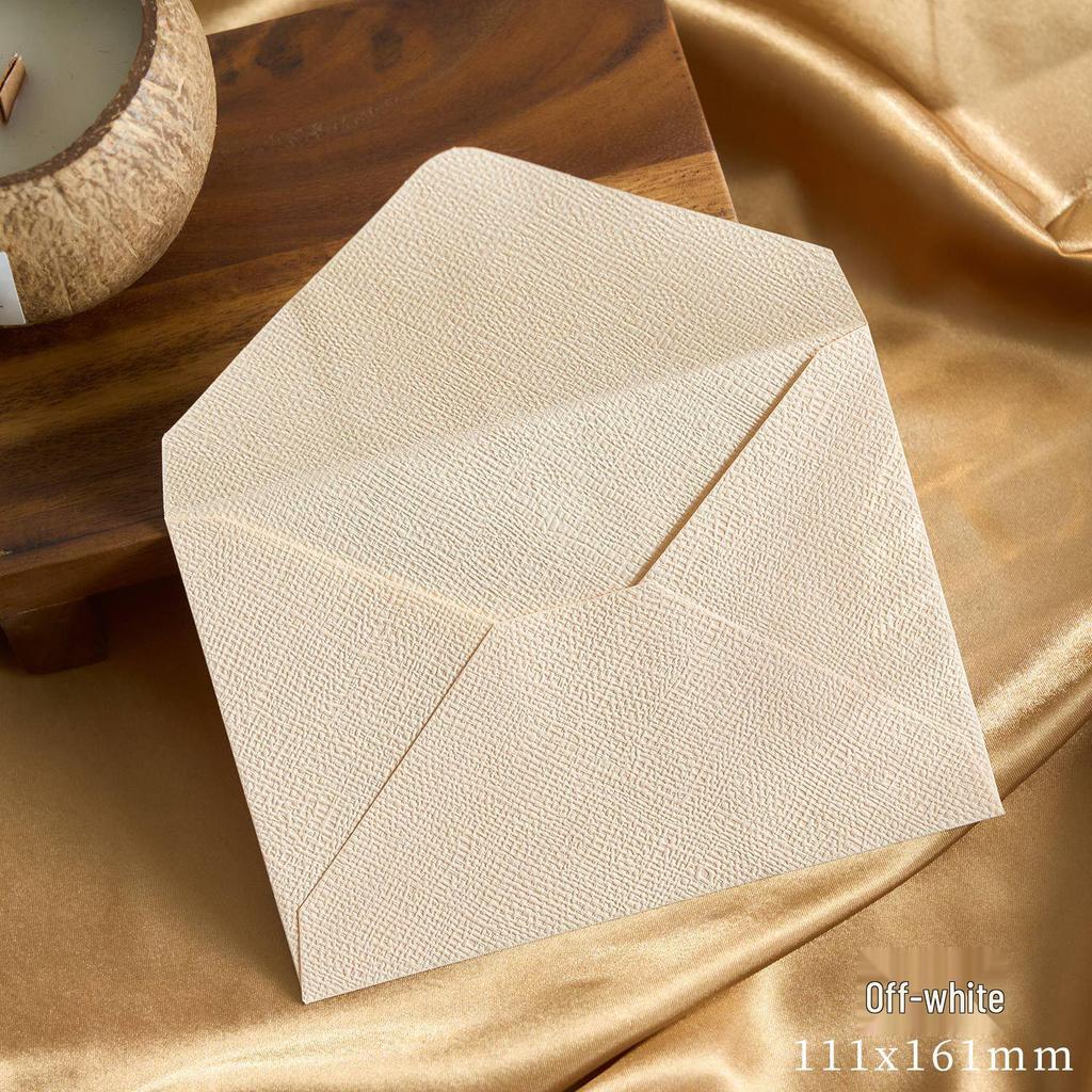 Chinese Retro Style Woven Pattern Envelope & Letter Set with Kraft Paper & Sealing Wax