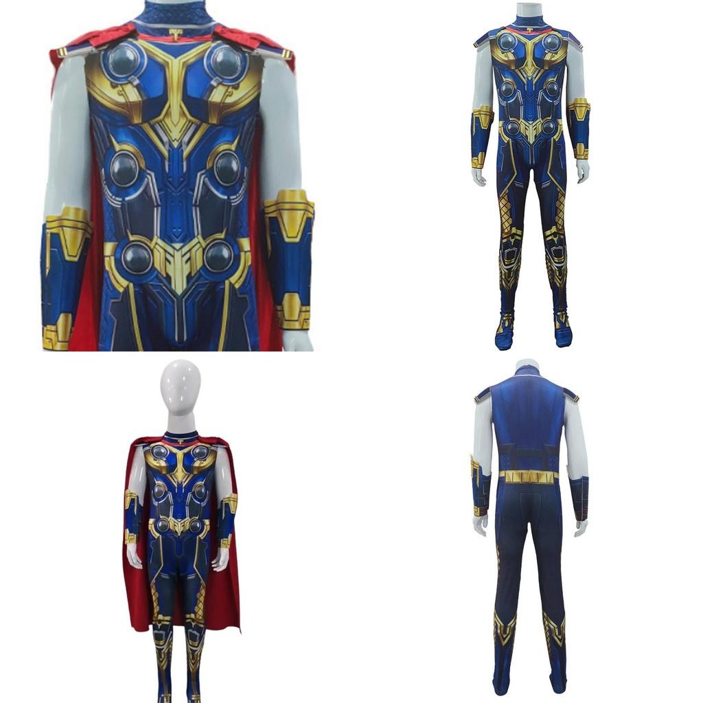 Thor Odinson Cosplay Costume For Movie Fans Made Of Polyester And Spandex With Exquisite Workmanship