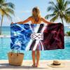 West Ham United Fußball Strandtuch Weiches Mikrofaser Sommerhandtuch Schnelltrocknend Saugfähiges Handtuch für Strand Schwimmbad Reisen