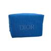 Dior Blue Denim Fabric Makeup Bag With Tools Portable Girlfriend Gift Gentle