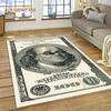 Teppich mit Dollar-, Euro- und Pfund-Motiv, Cartoon-Motiv, für Zuhause, Wohnzimmer, Schlafzimmer, Sofa, Fußmatte, Dekor, rutschfeste Bodenmatte für Kinder