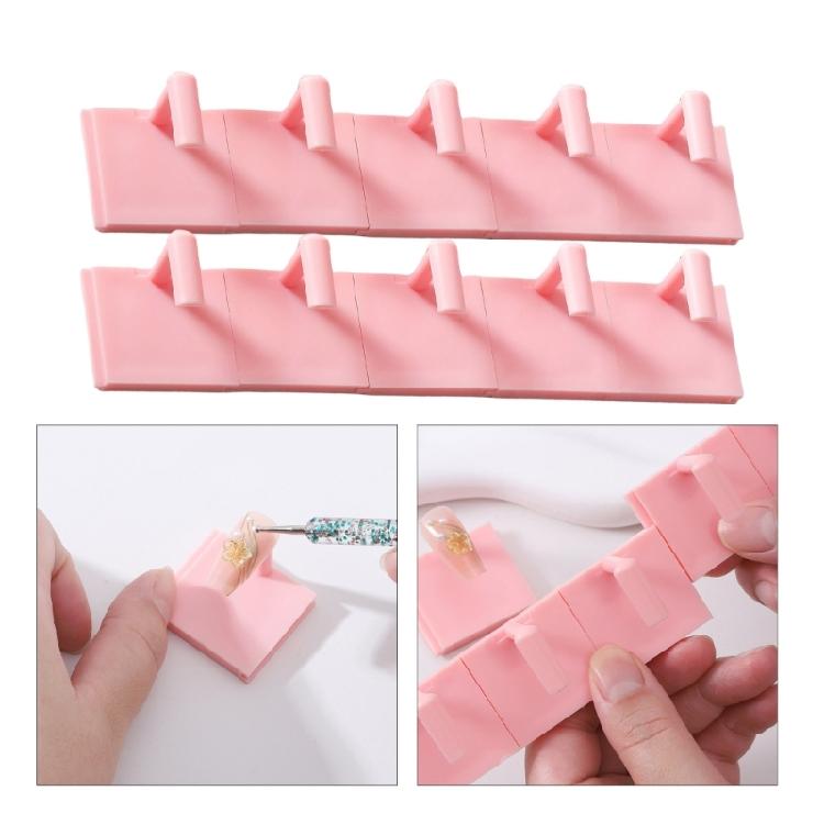 Nail Stand for Press On Nail Tips Practice Holder False Nails Tip Holder Nail Holder Manicures Tool